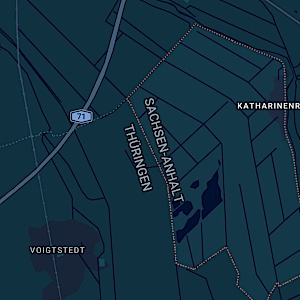 Feldweg zwischen Allstedt und Katharinenrieth